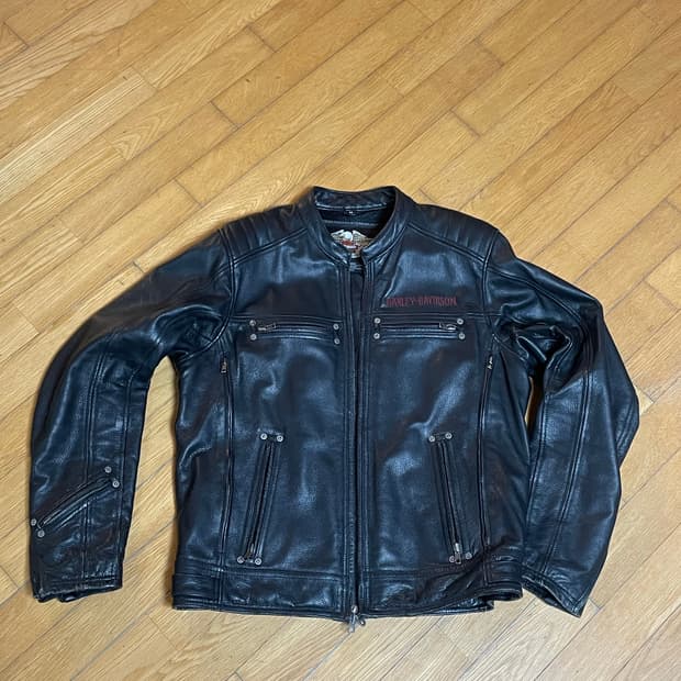 90s Harley Davidson 할리 가죽 자켓