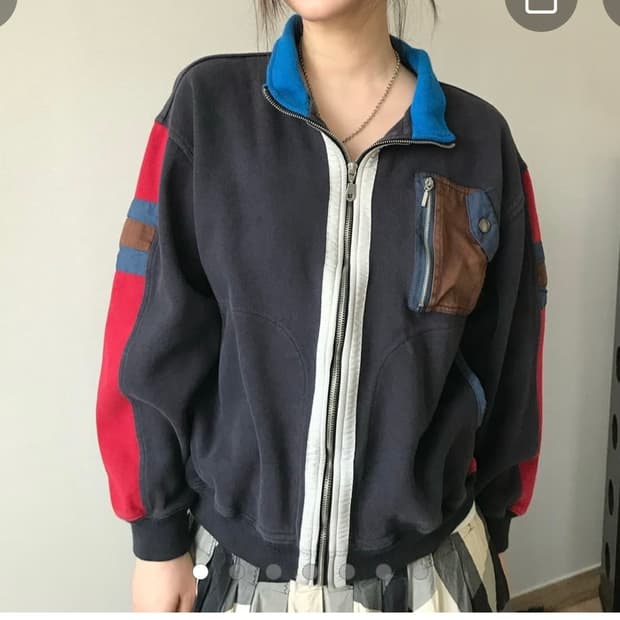 vintage zip-up