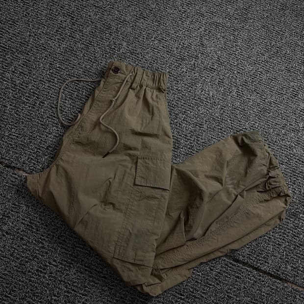 낫포너드 벌룬핏 퍼디그 카고 스트링 팬츠 1837