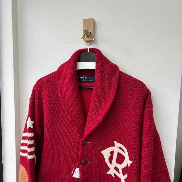 16361 - 폴로 랄프로렌 엘보 패치 가디건