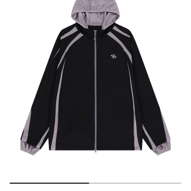 산산기어 slash hoodie jacket