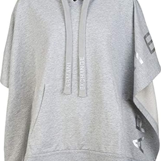 armani exchange 여성 후드 판초
