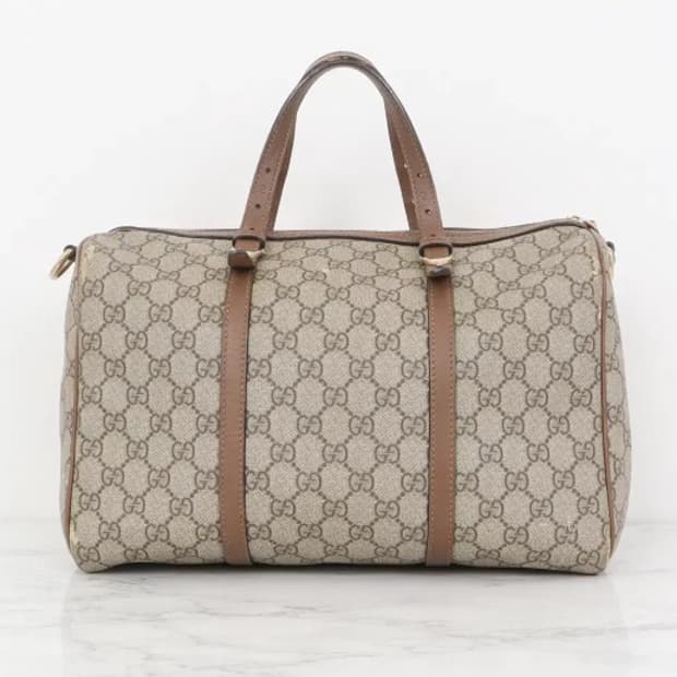 [정품] 구찌 GG 수프림 보스턴백 