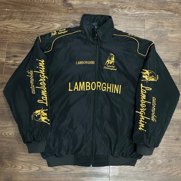 람보르기니 F1 레이싱 자켓 점퍼 블랙