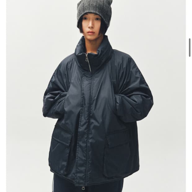 플리즈프로젝트 포켓 필드 파카 자켓 네이비