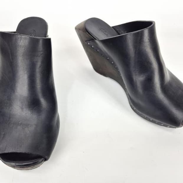 Rick Owens 웻지 샌들