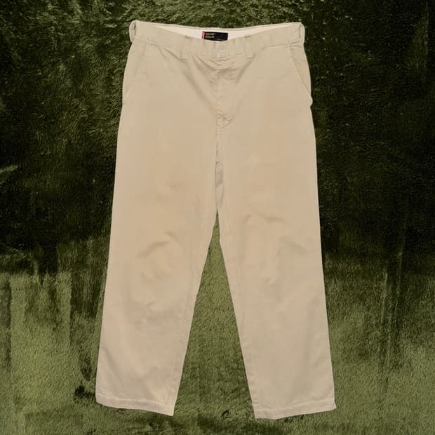 [33] 리바이스 레드탭 재팬 503 워시드 코튼 치노 팬츠 베이지