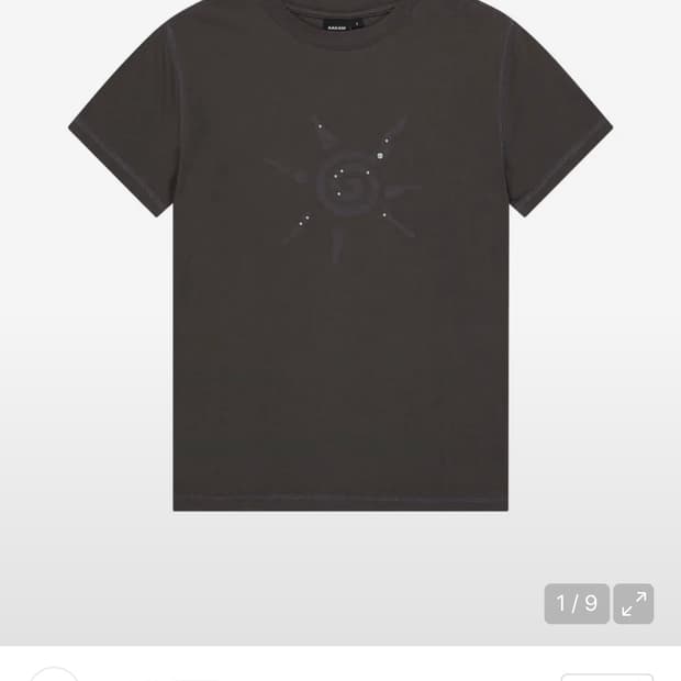 아캄 Studded Sun Half Top (Dark Gray) *품절