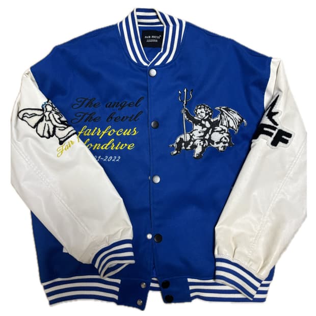 [희귀매물/XL] 페어포커스 천사 엔젤 자수 바시티