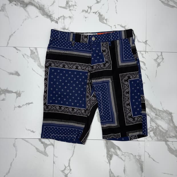 RED KAP 레드캡 페이즐리 하프 팬츠