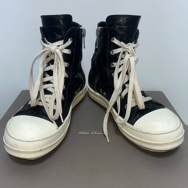 릭오웬스 컨버스 라몬즈 카프스킨 39.5