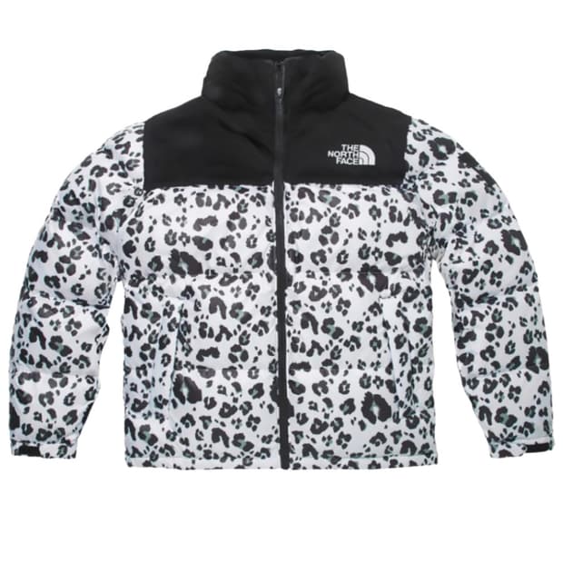 노스페이스 레오파드 패딩