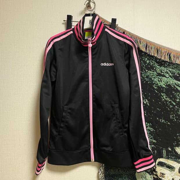 아디다스 일본 그라데이션 핑크 져지