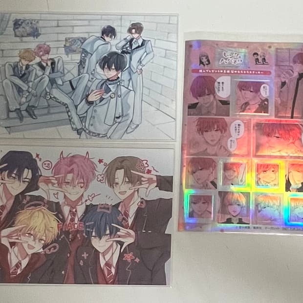 타몬군 지금 어느 쪽 엽서2장+핑크와 하바네로 일괄 세트