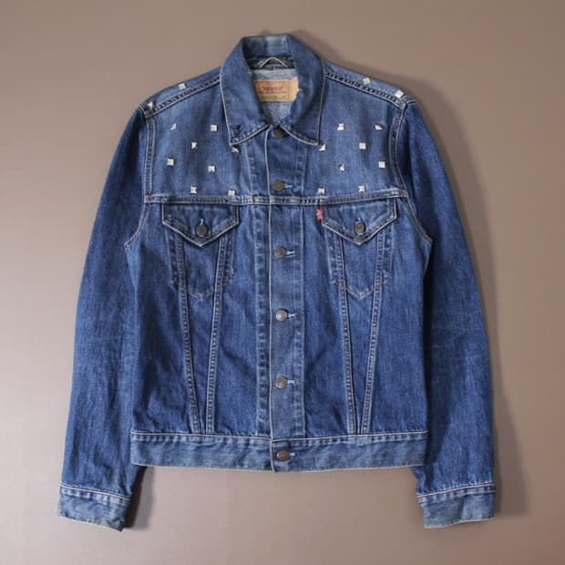 Levi’s 리바이스 70500 유럽판 커스텀 데님 트러커 자켓 L001