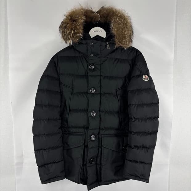 (크림판25년.11월)몽클레어 클루니 롱 다운 자켓  패딩 블랙