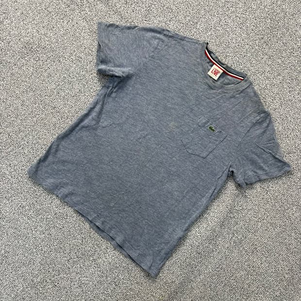 3 라코스테 포켓 반팔 티셔츠 0416J