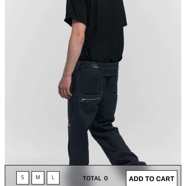 플라스틱프로덕트 revealed pocket pants