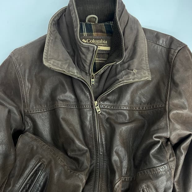 00s Columbia 2way leather JK