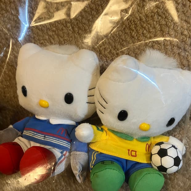 고전 2002년 맥도날드 키티 리버시블 플러시,디어 다니엘 