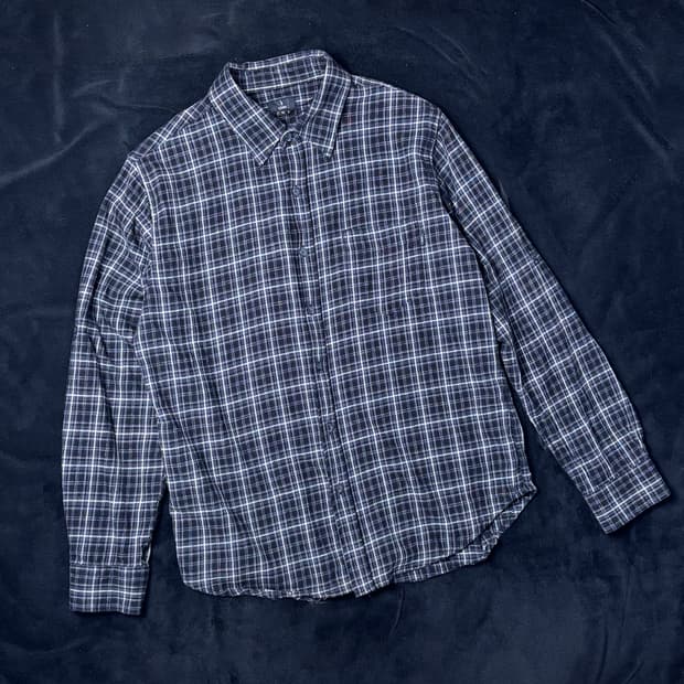 일본빈티지 DJ HONDA 체크 셔츠