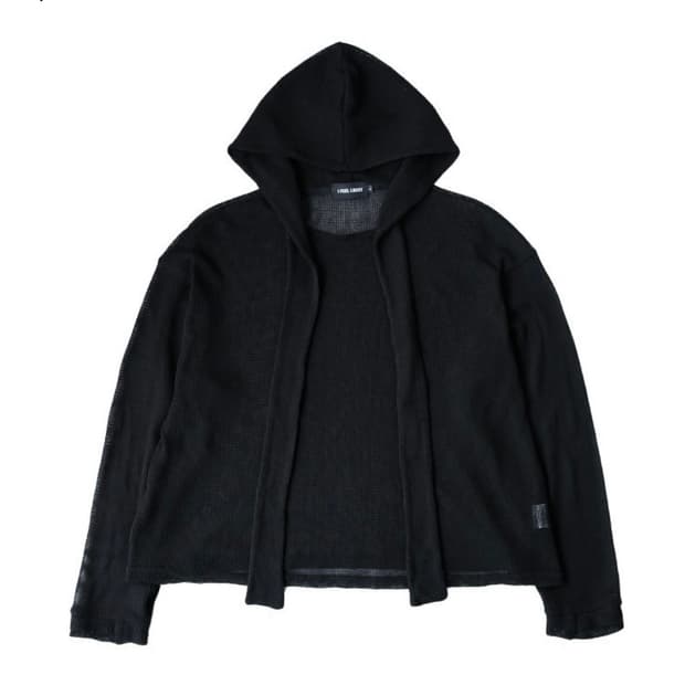 mesh rogue hoodie black