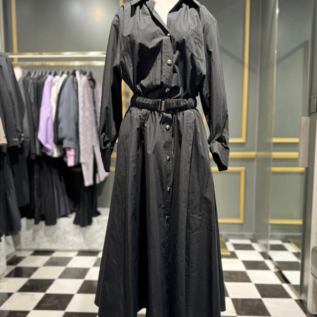 sisley 시슬리 셔츠 원피스