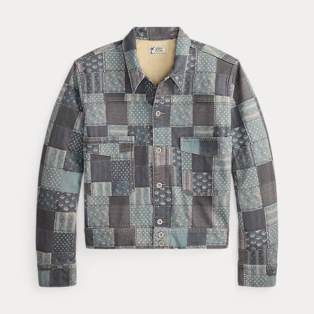 RRL 더블알엘 26 SS 패치워크 프린트 저지 자켓