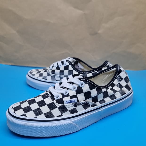 반스 어센틱 체커보드 스니커즈220