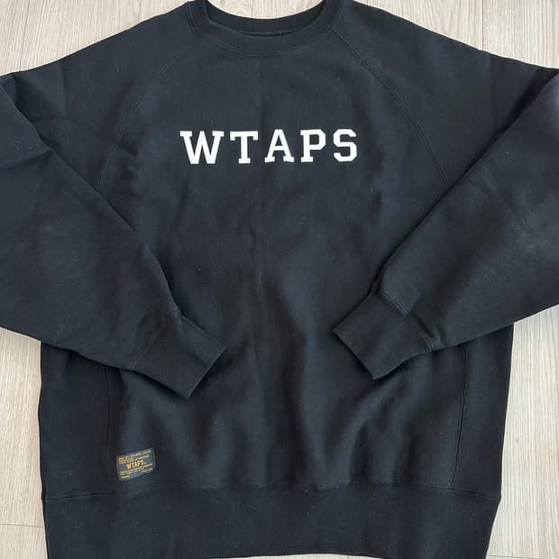 17 wtaps 더블탭스 디자인 스웻셔츠 맨투맨 xl