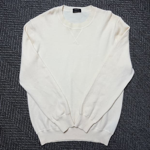 Z 제냐 캐시미어 니트 아이보리(XL)