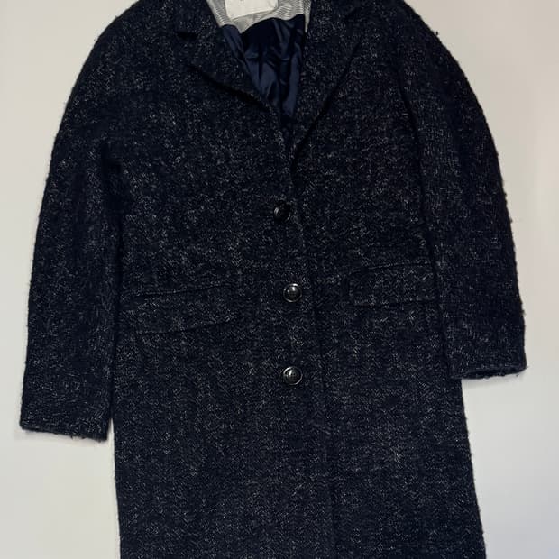 희귀!! 여성 에센셜 앤트워프 모헤어 알파카 코트 36