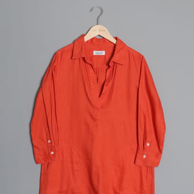 FRENCH LINEN Skipper Long Shirts