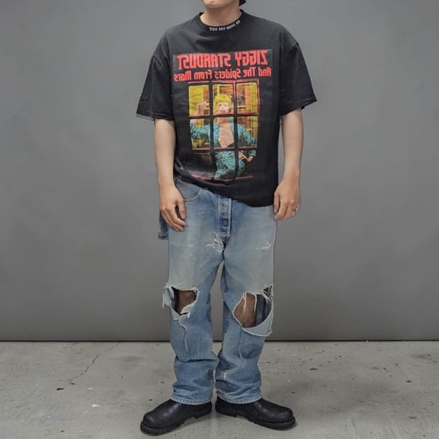 19SS 이놈어닛 데이빗보위 반팔티 M M0265
