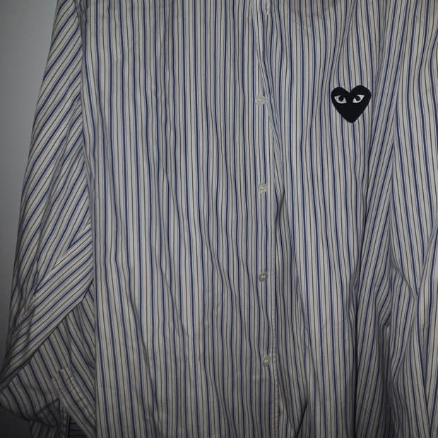 꼼데가르송 스트라이프 셔츠 남방 정품