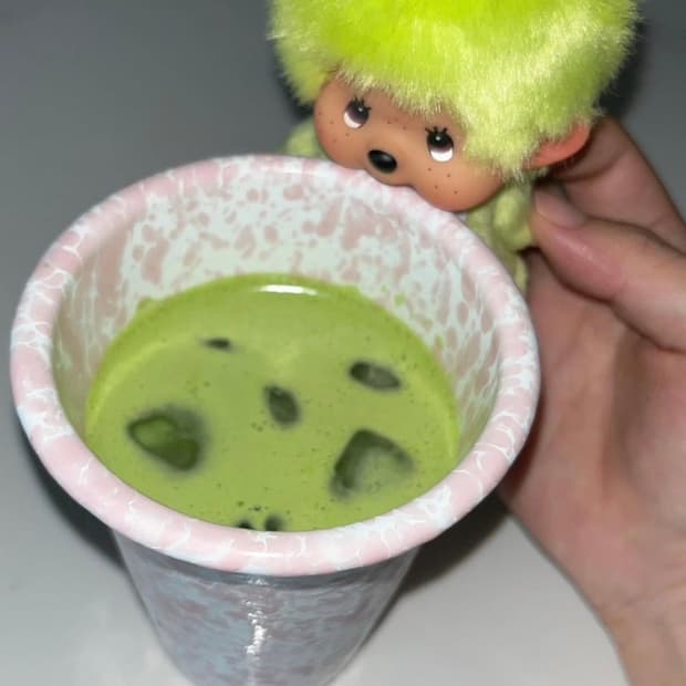 녹차 몬치치 키링/말차 그린티 몬치치