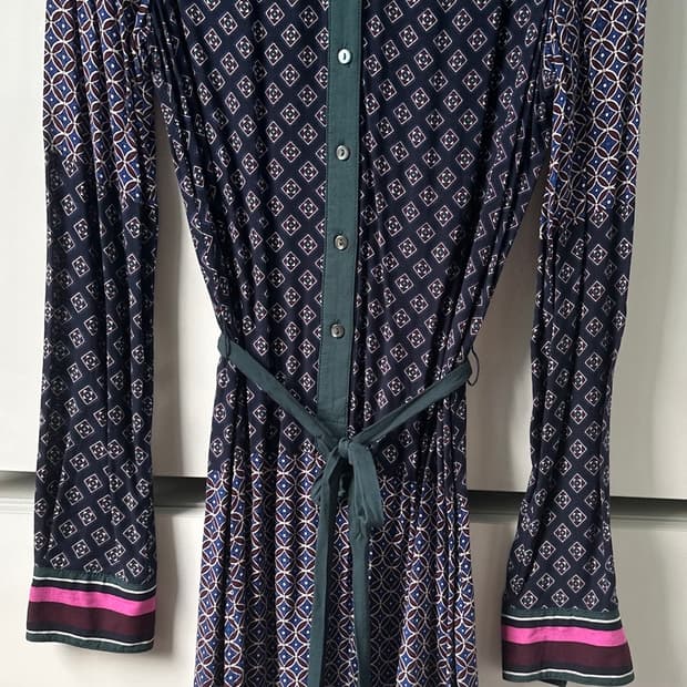 타미힐피거 패턴 원피스 