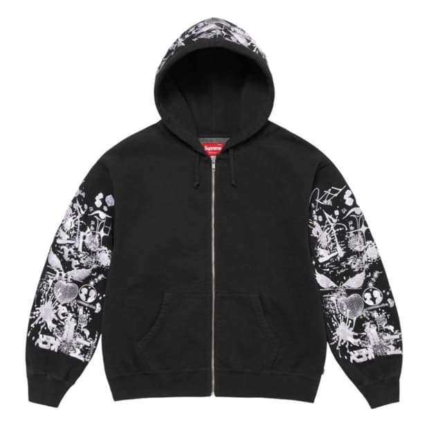 (M) 슈프림 아오이 집업 후드 스웨트셔츠 