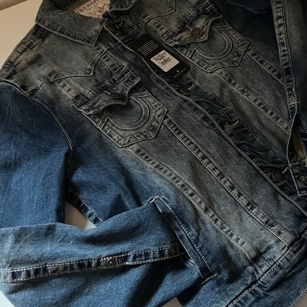 트루릴리젼 jimmy jacket 청자켓 M