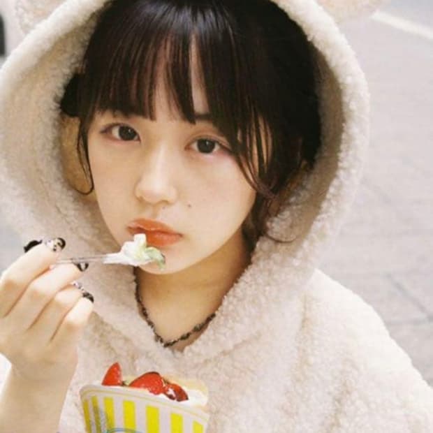 라르메 테디베어 뽀글이 판초 케이프 