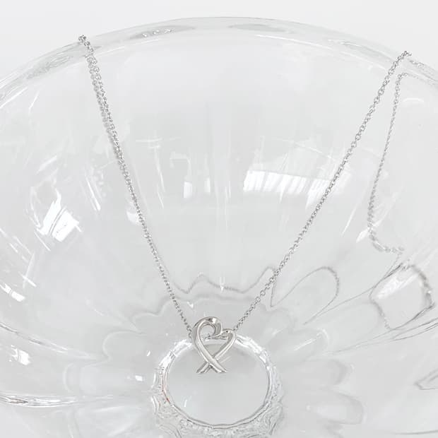 티파니 목걸이 팔로마 피카소 러빙 하트 미니 펜던트 NO.101