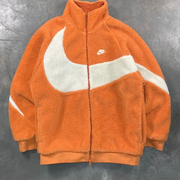 나이키 리버시블 빅 스우시 플리스 자켓