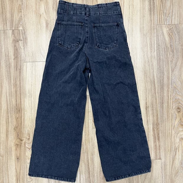 비뮤즈 맨션 와이드 흑청바지 27