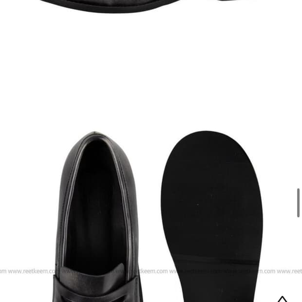 릿킴 WASHED LEATHER PENNY LOAFER  블랙 225