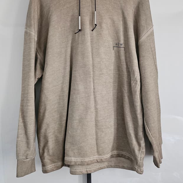 어 콜드 월(A-COLD-WALL*) 가먼트 다잉 나일론 후드티 (XL)