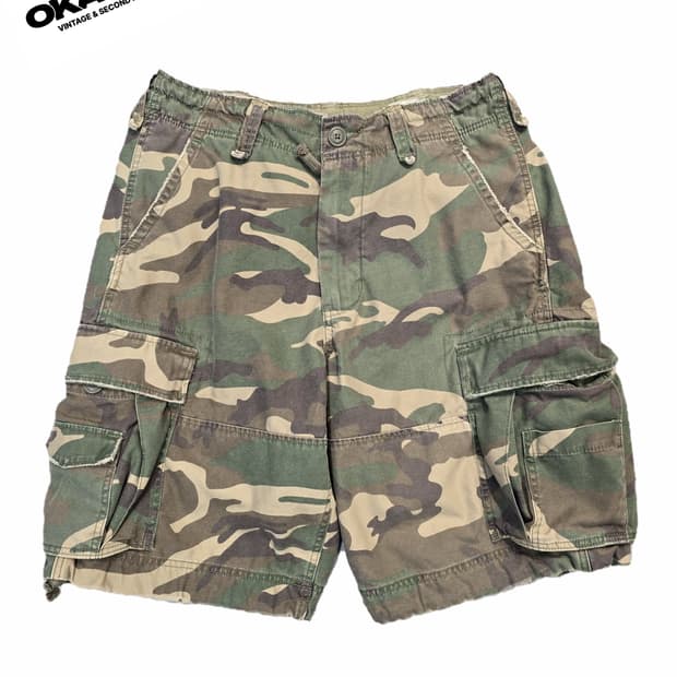 ABERCROMBIE 카모 버뮤다 팬츠