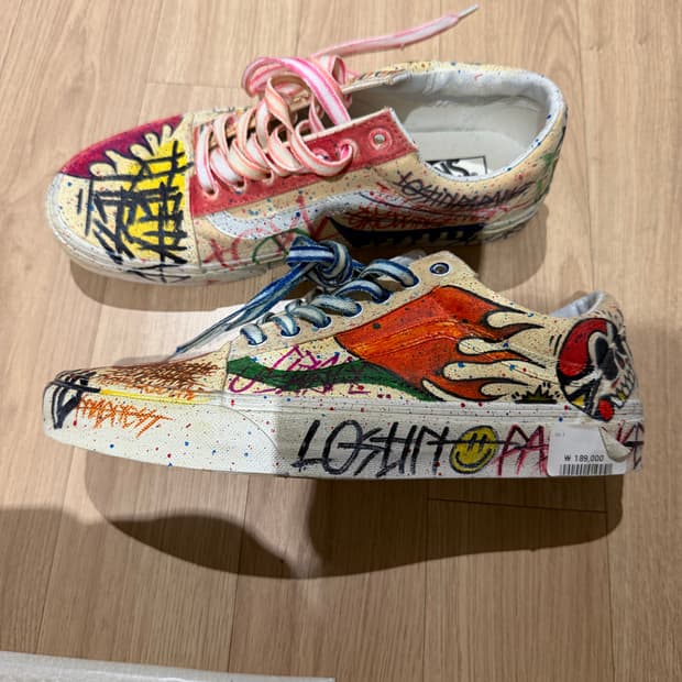 반스 커스텀 운동화