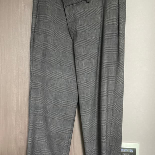 R13남성 언밸런스 체크바지 30