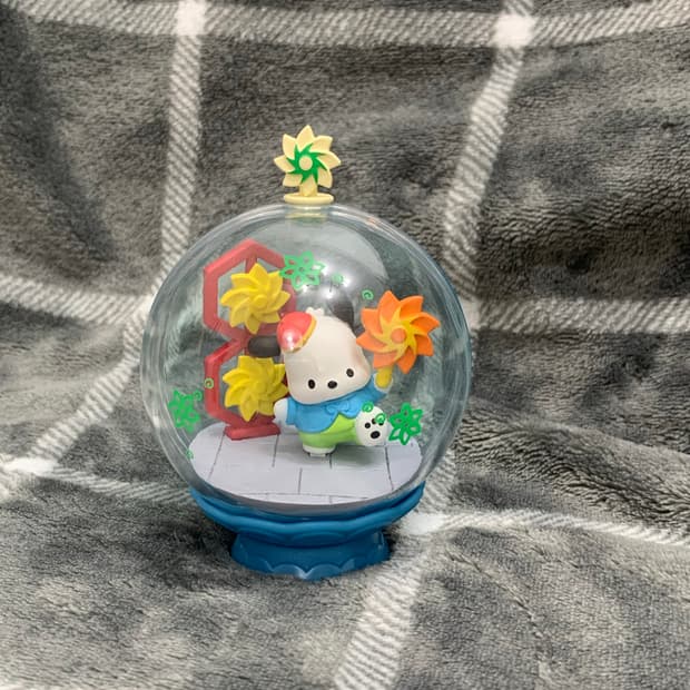 산리오 포차코 바람개비 피규어