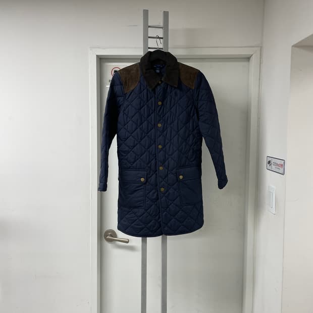 폴로 랄프로렌 네이비 롱 퀄팅 자켓 L12-14(W)